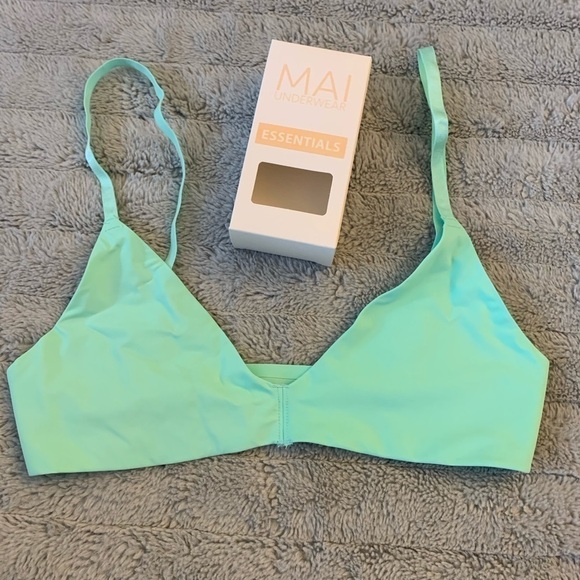 Mai Everyday Essential Bralette Beach Glass - 2 PACK XS - Picture 2 of 6